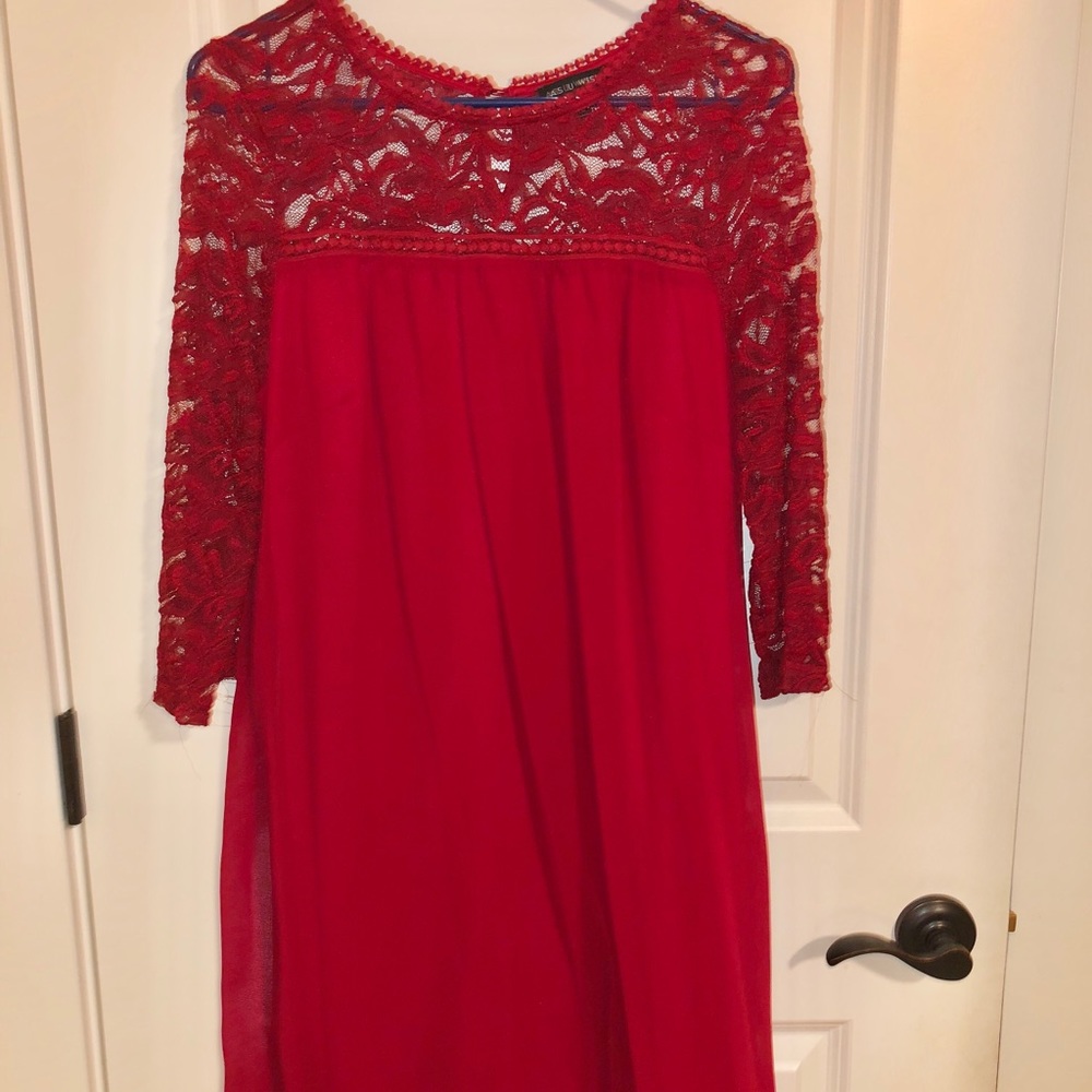 Red Lace Dress